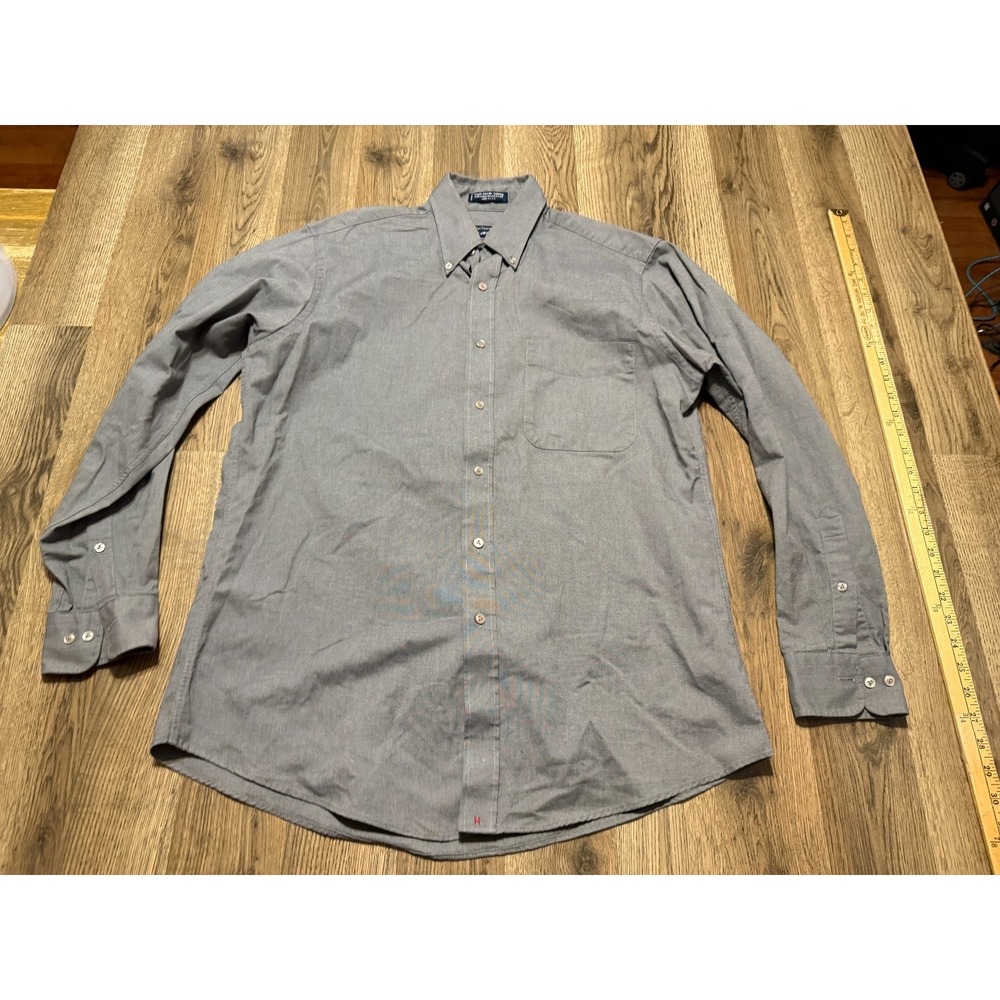 Hathaway Shirt, Men's Size Large? Gray, Long Sleeve, Button Down